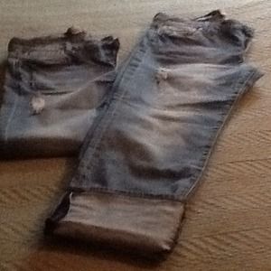 KUT distressed jeans size 14