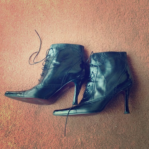 Black menswear booties