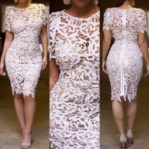 Lace Pencil Dress