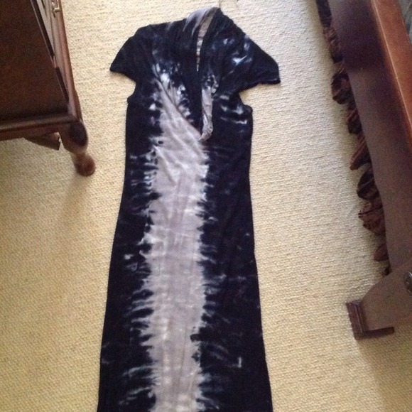 Long tie dye dress