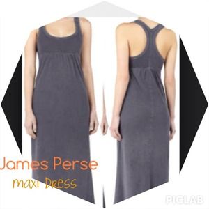 Gray James Perse racerback maxi dress