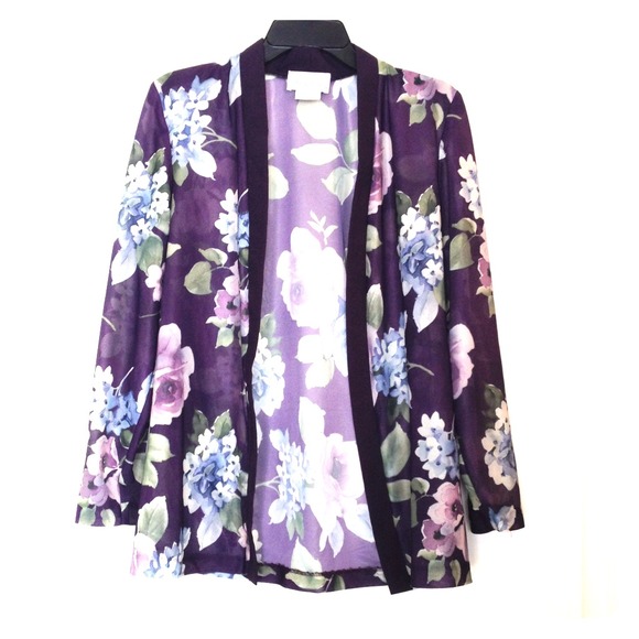 ~SOLD~ Purple flower kimono