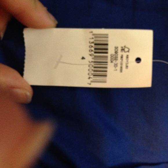 Blue pencil skirt - Picture 3 of 3