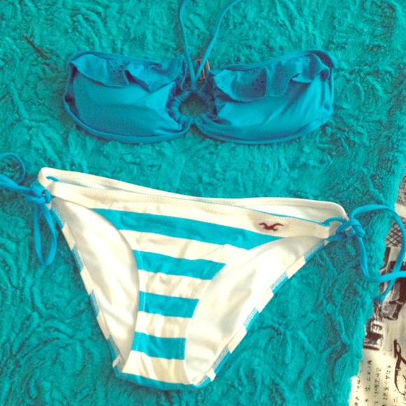 Blue Hollister bathing suit