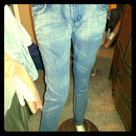 Rich Cow Straight Leg Blue Jeans