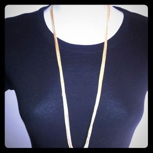 29" gold tone necklace