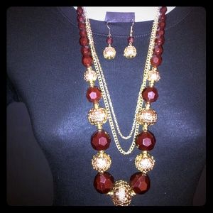 Gold tone statement piece
