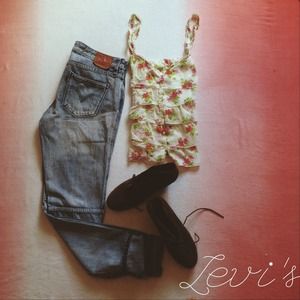 Levi's boyfriend skinny jeans