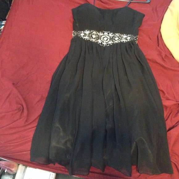 Black strapless dress prom/formal - Picture 1 of 3