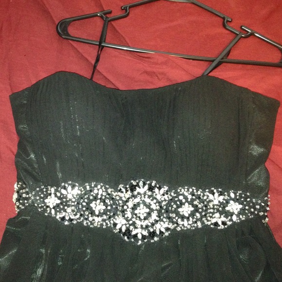 Black strapless dress prom/formal - Picture 3 of 3
