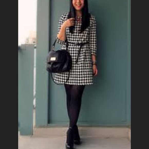 H&M Houndstooth Shift Dress - Picture 2 of 4