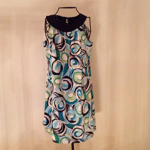 NEW multicolor cotton dress with tags
