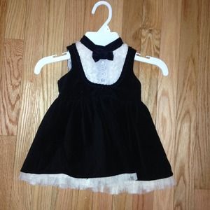 Harajuku Mini Tuxedo Dress 12 month