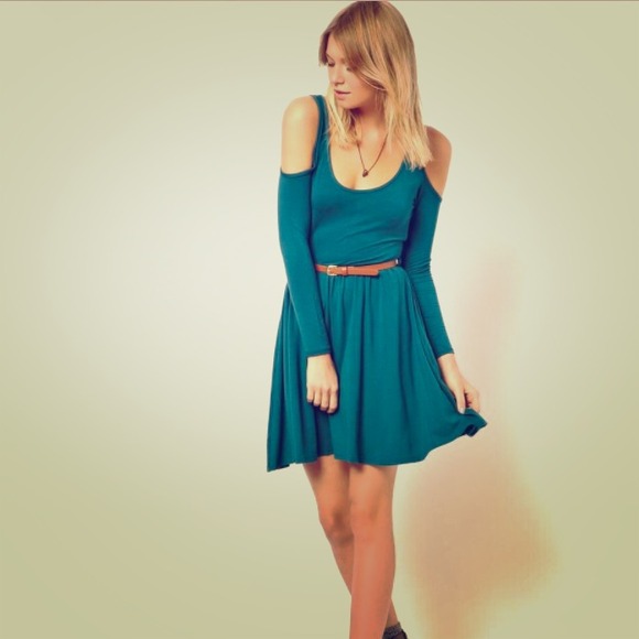 ASOS Petite cold shoulder dress