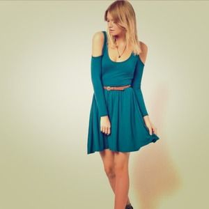 ASOS Petite cold shoulder dress