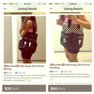 🚫Bundled🚫Little Angry Girls Purse/Handbag