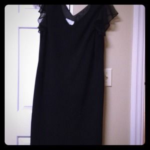 Pretty black dress in women's size 20