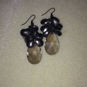 Black Diamond Sworovski Earrings