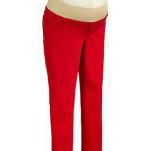 Coral Maternity Jeans