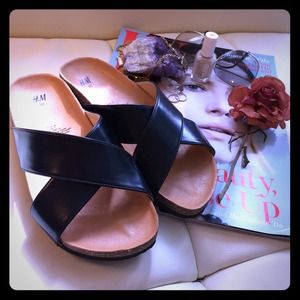 H&M Birkenstock Style "Slip-on Sandals"