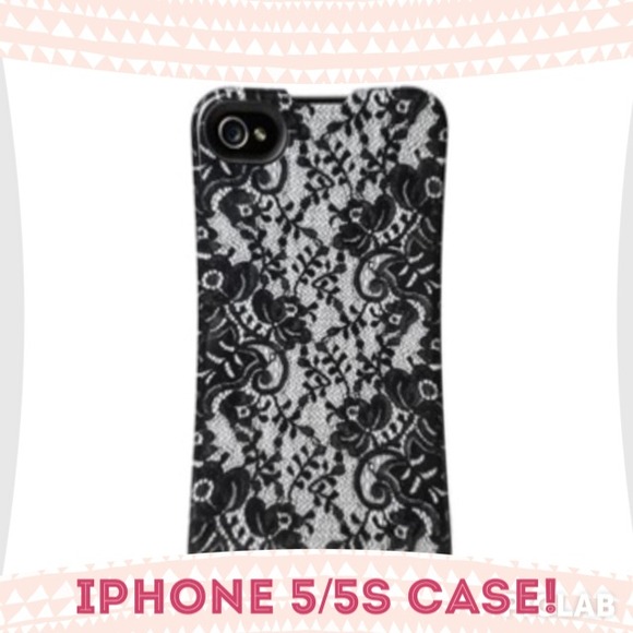 HOT! Only ONE left! IPHONE 5/5S CASE! Lace & black