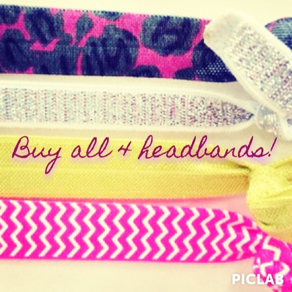 HOT & FUNKY four HEADBANDS!