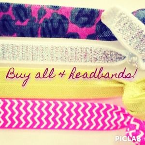 HOT & FUNKY four HEADBANDS!