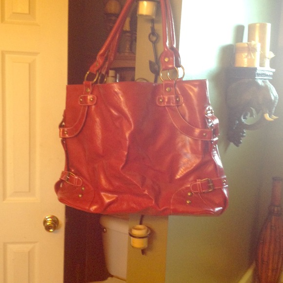 Large Red Handbag/ Tote