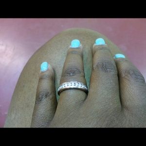 1/2 round diamond channel ANNIVERSARY band