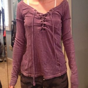 Free people long sleeve shirt