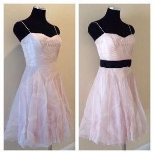 SOLD!!! Karen Millen light sheer pink dress