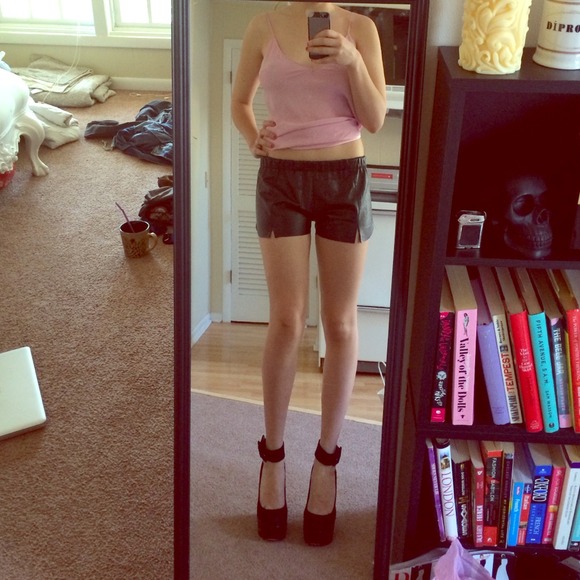 Urban Outfitters x Urban Renewal Leather Shorts