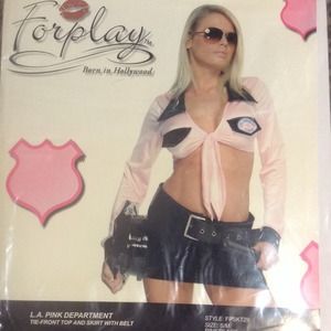 🚓Sexy LA pink department cop costume🚓