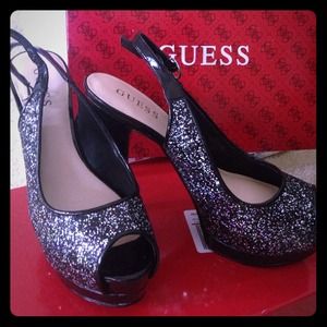 Guess glitter heel