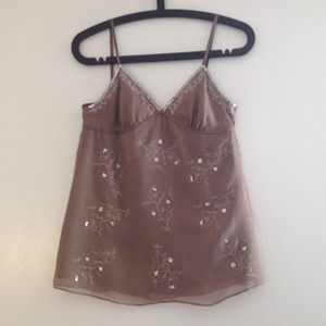 Abercrombie 100% silk tank