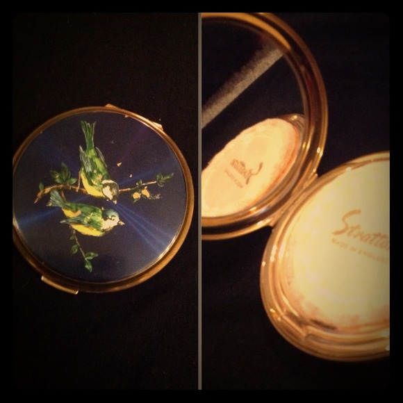 Antique Stratton make up compact, vintage RARE