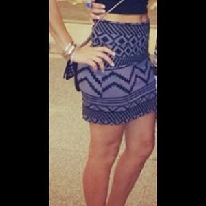 Aztec tube skirt