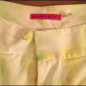 Alice and Olivia Silk Pants