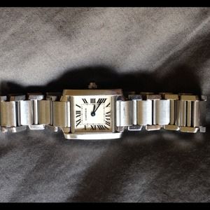 Authentic Cartier Tank Française watch