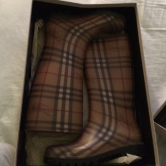 Burberry Rain Boots.