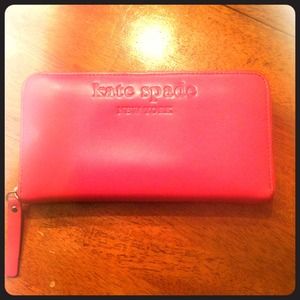 Authentic Kate Spade Pink Leather Wallet