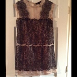 BCBG black lace dress SZ XS