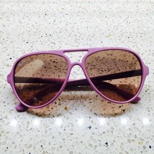 Light Pink/Purple Ray Ban Aviators