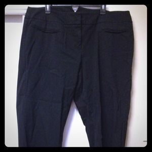 Black plus size pants