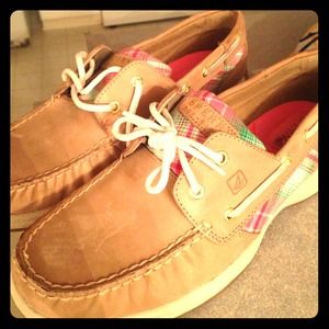 The cutest Sperry's!! Worn twice.