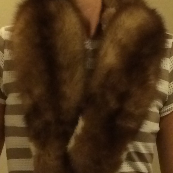 Real Mink Shawl