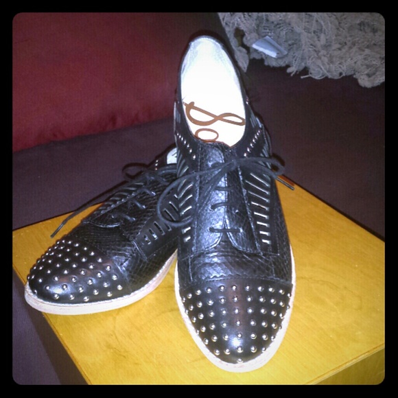 Sam Edelman Jayden Black Oxfords 7M