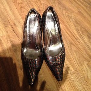 BCBG Brown Heels