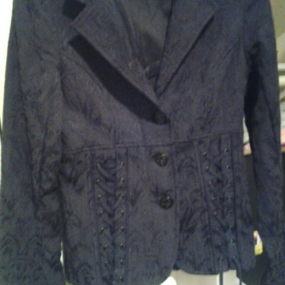 Goth corset style jacket