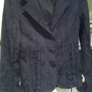 Goth corset style jacket